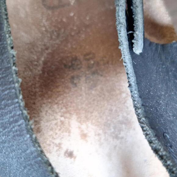 Papillio Black Strap Wedge Sandal Size 5 - Picture 8 of 8